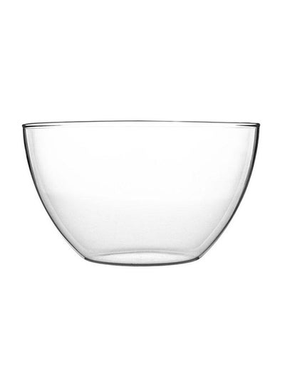 Buy Heat-Resistant Salad Bowl Clear 1.5Liters in Saudi Arabia