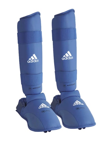 Buy Pair Of Karate Shin And Step Pad - Blue S in UAE