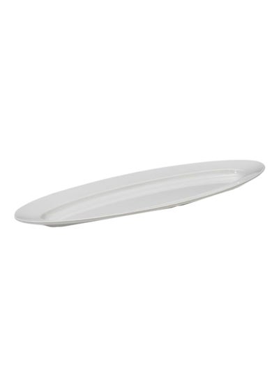 Buy Big Oval Platter White in UAE