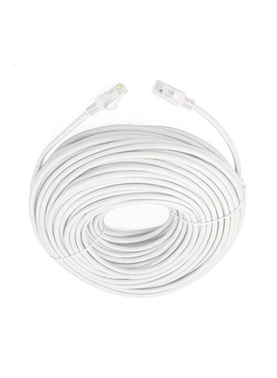 Buy RJ45 Cat6 Ethernet LAN Network Cable White in UAE