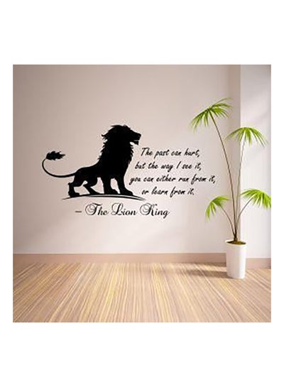 Buy The Lion King Movie Quote Wall Decals For Living Room Beautiful Home Decor Waterproof Wall Stickers Black 60x90cm in Egypt