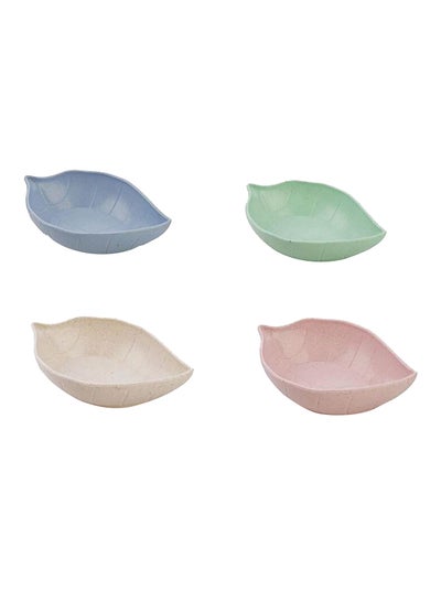 Buy 4-Piece Sauce Dish Multicolour 50ml in UAE