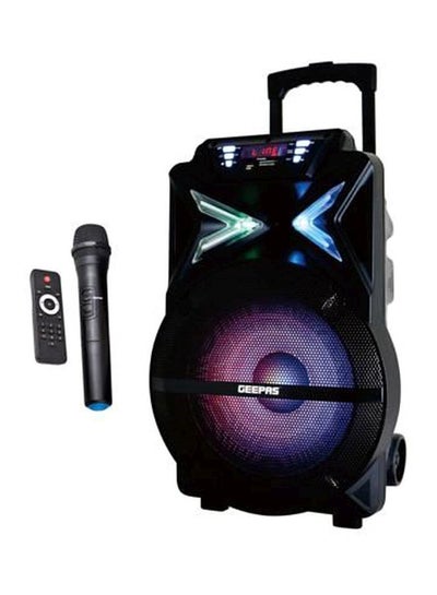 Buy Rechargeable Trolley Bluetooth Speaker GMS11131 Black in UAE