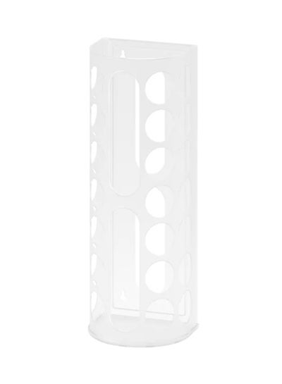 Buy Plastic Bag Dispenser White 45cm in Saudi Arabia