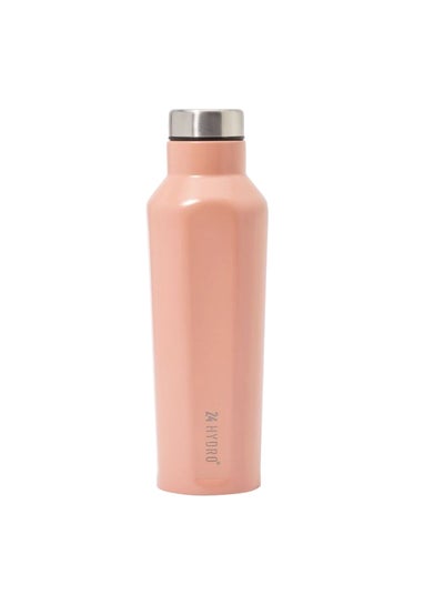 اشتري Double Walled And Vacuum Insulated Water Bottle خوخي 8x8x21سم في الامارات