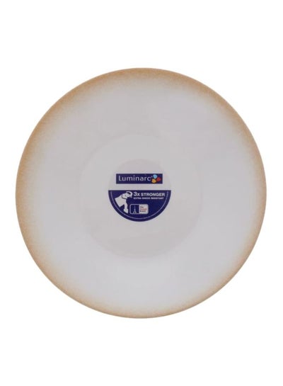 Buy Essence Paco Soup Plate White/Beige 23cm in UAE