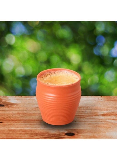 Buy Melamine Terracota Tea Cup Orange 2.5inch in UAE