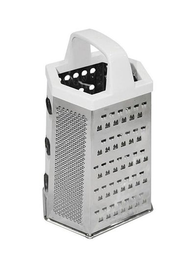 Buy Stainless Steel Grater Silver/Black 17cm in UAE