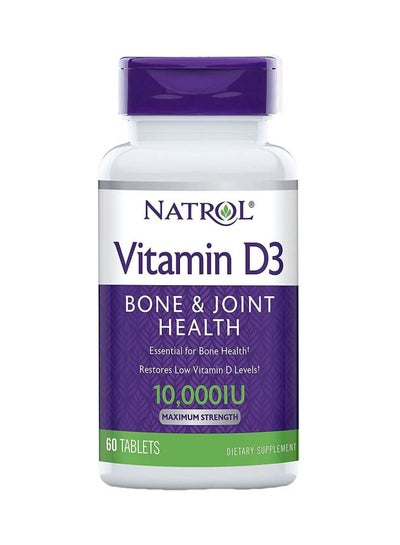 Buy Vitamin D3 Bone And Joint Health Dietary Supplement - 60 Tablets in Saudi Arabia