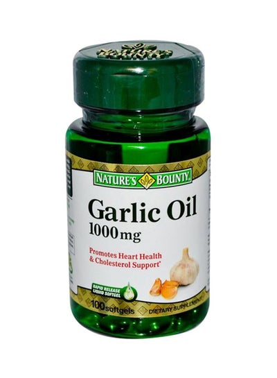 Buy Garlic Oil Supports Circulatory Function 1000mg - 100 Softgels in UAE