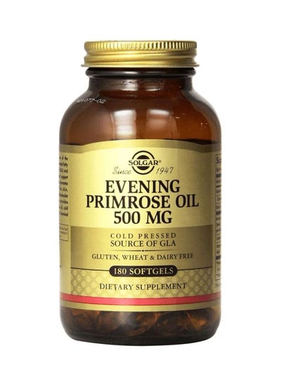 Buy Evening Primrose Oil Dietary Supplement 500mg - 180 Softgels in UAE