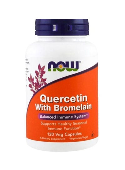 Buy Quercetin With Bromelain - 120 Veg Capsules in UAE