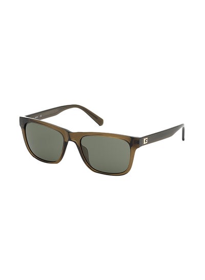 Buy Men's UV Protection Rectangular Sunglasses - Lens Size: 55 mm in Saudi Arabia