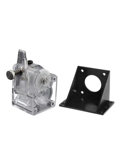 Buy Dual Drive Extruder For 3D Printer Clear/Black in UAE