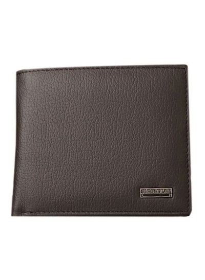 Buy Splicing Leather Wallet Coffee in Saudi Arabia