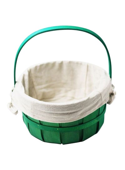 Buy Large Gift Basket Green 30x30x16cm in UAE