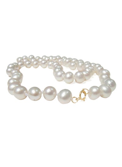 Buy 18 Karat Gold Genuine Pearl Necklace in UAE