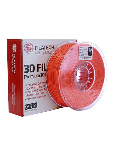 Buy 3D Printer ABS Filament 1.75mm Dark Orange in UAE