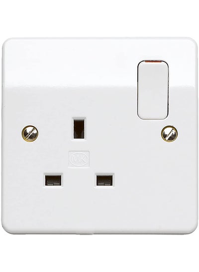 Logic Plus Single Switch Socket White price in UAE | Noon UAE | kanbkam