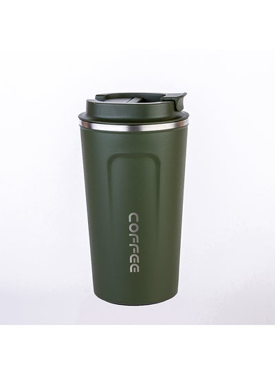 Buy Vacuum Insulated Coffee Mug Green 510ml in UAE