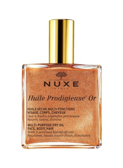 Buy Huile Prodigieuse Golden Shimmer Multi Usage Dry Oil 100ml in UAE