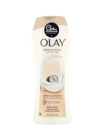 Buy Ultra Moisture Coconut Oasis Body Wash 650ml in UAE