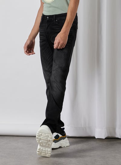 Buy Glenn Icon 557 50SPS Slim Jeans Black Denim in UAE