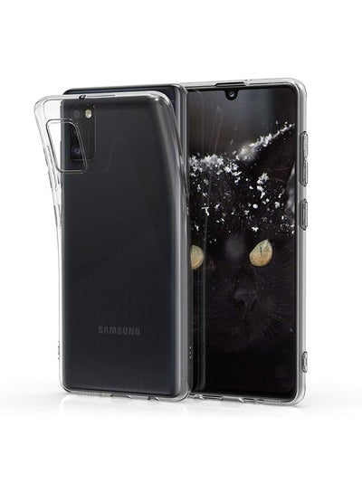 Buy Flexible Invisible Series TPU Transparent Ultra-Thin Slim Protection Case For Samsung Galaxy A41 Clear in UAE