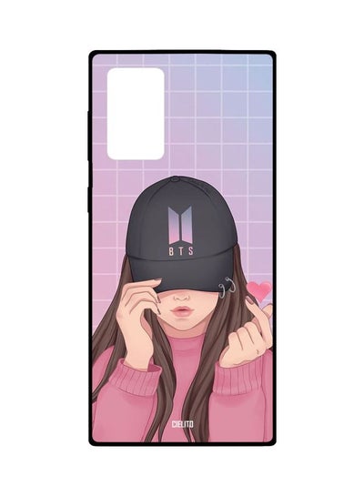 Buy BTS Girl Printed Case Cover For Samsung Galaxy Note20 Ultra Pink/Grey/Beige in Egypt