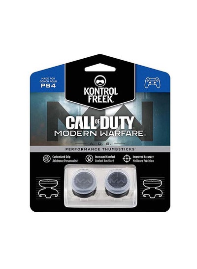 Buy KontrolFreek Call of Duty: Modern Warfare - A.D.S. Performance Thumbsticks for PlayStation 4 (PS4) - Transparent/Black in UAE