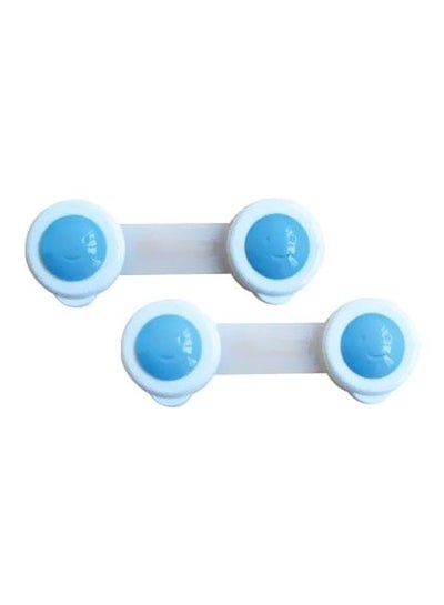 Buy Safety Guard For Door, Pack Of 2 - Blue/White in Saudi Arabia
