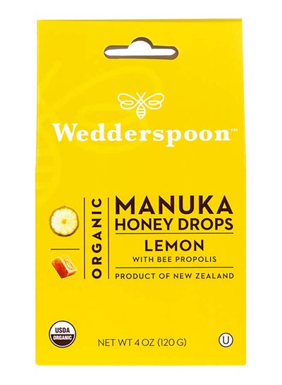 Buy Org Manuka Honey Drops Lemon 120G 20'S:02037 118grams in UAE