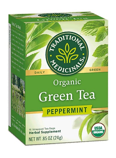 Buy Greentea Peppermnt Tea Bags 24grams Pack of 16 in UAE