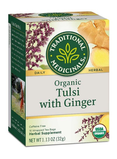 Buy Tulsi With Ginger Tea 16 Bags in UAE