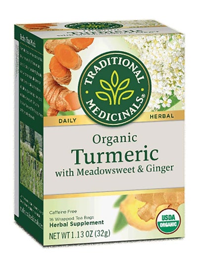 Buy Turmeric With Meadowsweet And Ginger Tea Bags in UAE