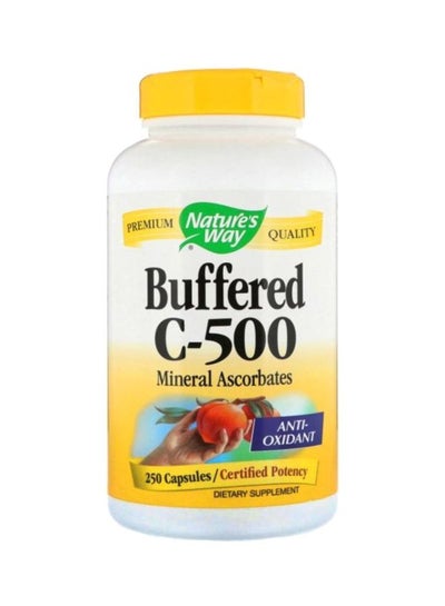 Buy Buffered C-500 Dietary Supplement - 250 Capsules in UAE