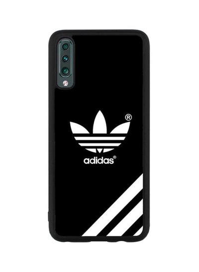 Buy Protective Case Cover For Samsung Galaxy A50 Black/White in Saudi Arabia