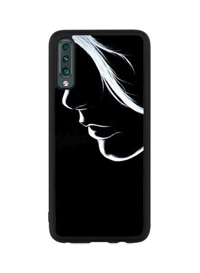 Buy Protective Case Cover For Samsung Galaxy A70 Black/White in Saudi Arabia