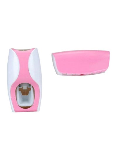 Buy Automatic Toothpaste Extruder and Holder Kit Pink/White in Egypt