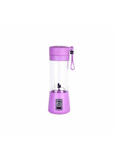 Buy USB Juice Blender Multi-functional 380.0 ml 0.0 W PT-1207 Purple/Clear in UAE