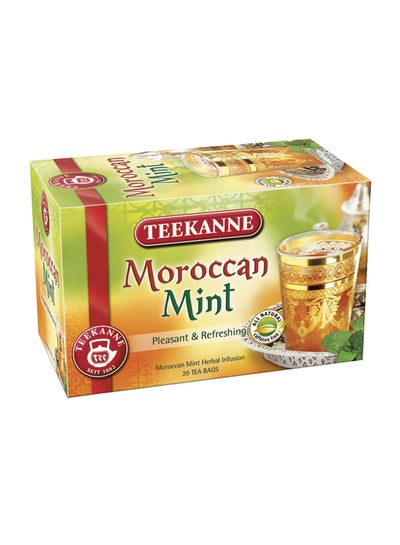 Buy Pleasant And Refreshing Moroccan Mint Herbal Infusion Tea 20 Bags 36grams in UAE