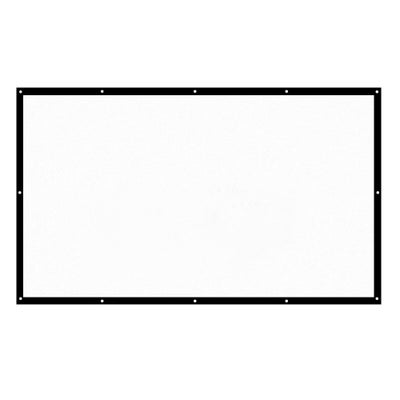 Buy Portable Foldable 16:9 HD Projector Screen LU-V5-370 White/Black in UAE