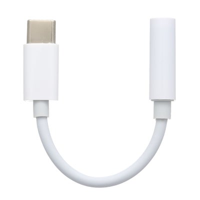 اشتري USB C Type To Headphone 3.5mm Jack Adapter White في الامارات