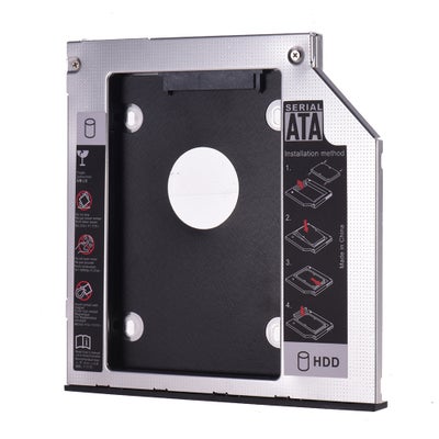 Buy SSD Adapter HiFi HDD Hard Drive Caddy SATA To SATA 2nd SSD Enclosures Case Tray Multicolour in Egypt