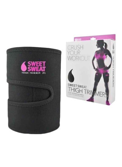 Buy Sweet Sweat Waist Trimmer Black/Pink in Saudi Arabia