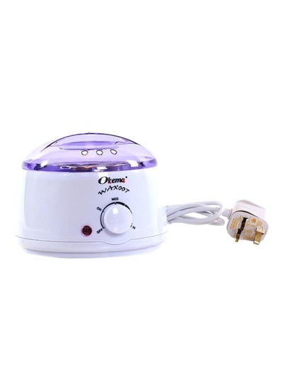 Buy Professional Wax Heater White/Purple in UAE