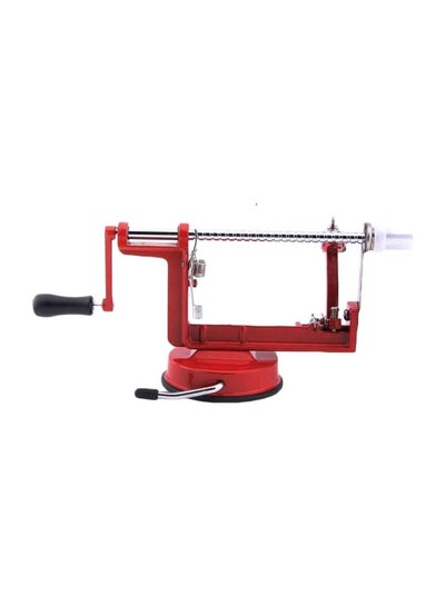 Buy Heavy Duty Apple Peeler Red/Silver/Black 10 x 5.5 x 4.3inch in UAE