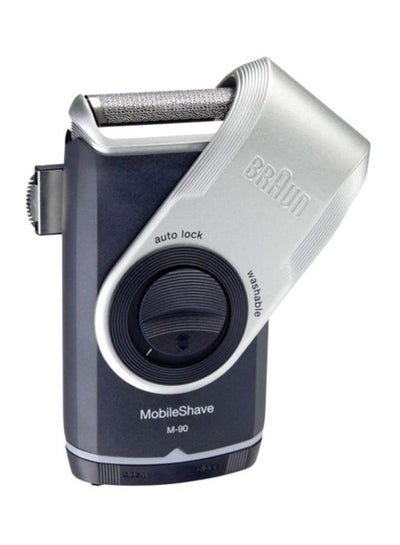 Buy Mobile Shaver Dark Blue/Silver in UAE