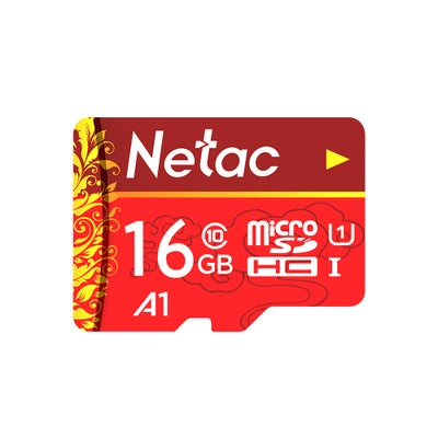 اشتري Micro SD XC1 TF A1 Memory Card 16غيغابايت أحمر في السعودية