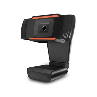 اشتري كاميرا ويب عالية الوضوح بدقة 1 ميجابكسل 720P مزودة بمنفذ USB 8سم أسود /برتقالي. في الامارات